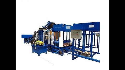 How to operate QT4-15 automatic block machine adobe 2022 brick making machinery