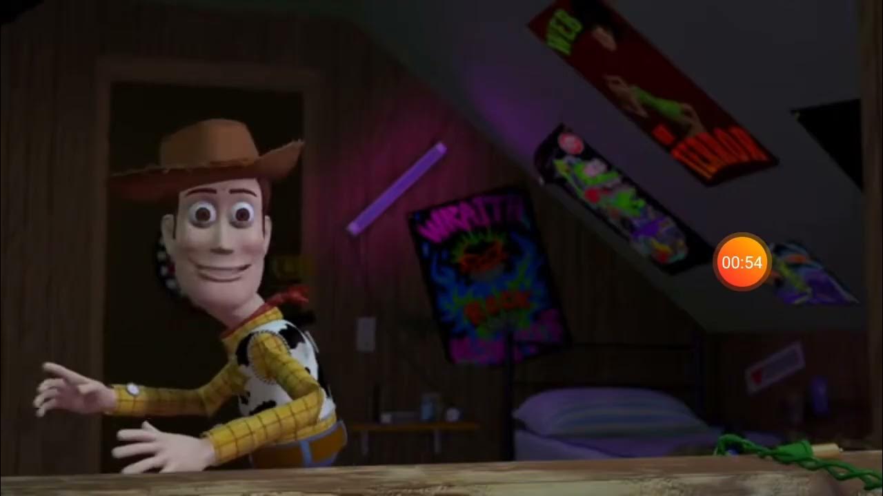Toy Story Woody Fails To Escape Sid's House Toy Story (1995) ~ Sheriff Woody Tries to Escape Sid's House - YouTube