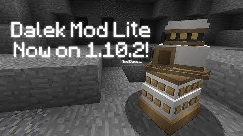Dalek Mod Lite 1.10.2 - Dev Video