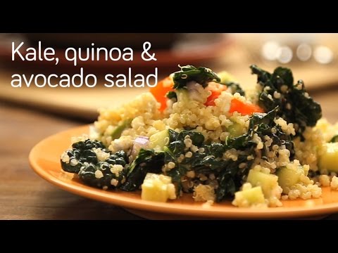 Healthy Recipe: Kale, Quinoa and Avocado Salad