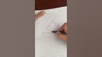 How to draw a 3D stair. Step by step. Cách vẽ cầu thang 3D