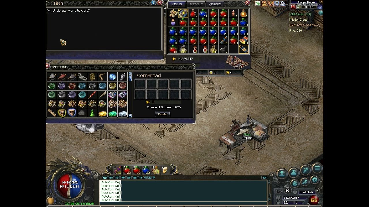 Legend of mir2 Titan World Server / All Caves