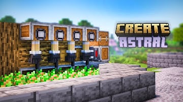 Mechanical Bearing Tree Farm and Diorite Generator Ep6 Create: Astral Modpack
