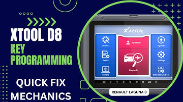 XTool D8 Key Programming