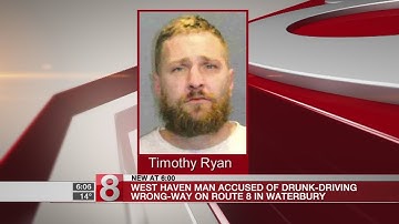 PD: West Haven man drives wrong way while intoxicated, causes 3-car crash