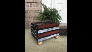 Americana Baseball Wood Crate by Mettle Modern Design 214 views 3 years ago 50 minutes