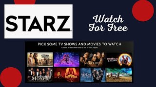 How To Watch Starz For Free screenshot 5