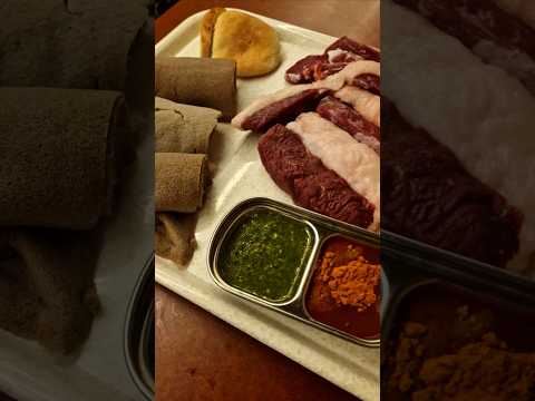 Tere Siga Raw Meat Ethiopian Food Ethiopia Natgeoethiopia Nationalgeographicethiopia Natgeo