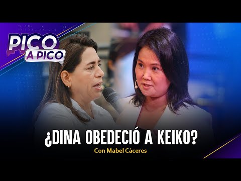 ¿Dina obedeció a Keiko? | Pico a Pico con Mabel Cáceres