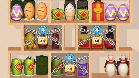 Goods Puzzle Sort Challenge Level 51 Game Walkthrough || Goods Puzzle Sort Match Game