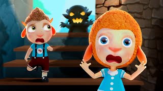 The Children Went Down To The Dark Basement | Funny Cartoon For Children | Dolly And Friends 3D