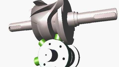 CDS - 3D Simulation of an IG Globoidal / Right angle cam
