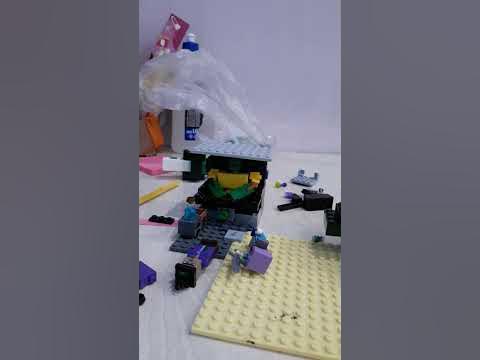 2 часть лего майнкрафт зомби мутант Стив,ведьма, - YouTube