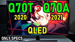 SAMSUNG Q70T vs Q70A QLED Smart TVs 4K HDR: Especificaciones Técnicas ¿Cuál es mejor?