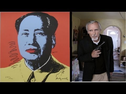 Dennis Hopper's bullet-holed Warhol Mao up for auc...