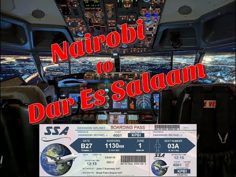 HKJK to HTDA | X-Plane 12 | ZiboMod | Flightdeck Solutions