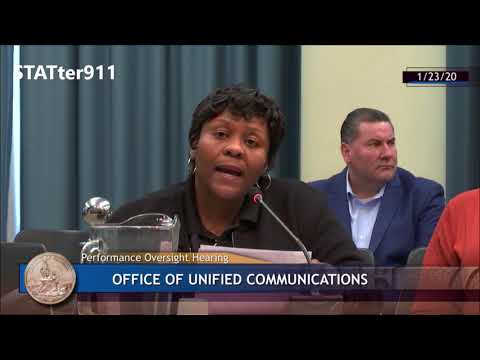 Yolanda Geter testifies at hearing on DC 911 center