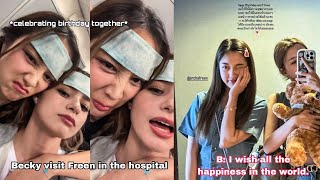 Becky show her love on Freen's birthday - YouTube