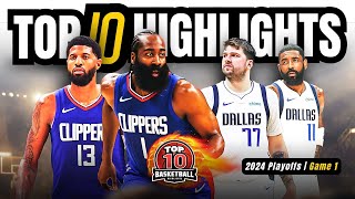 NBA TOP 10 HIGHLIGHTS | Los Angeles Clippers vs Dallas Mavericks | Game 1 | Apr 21 | 2024 Playoffs