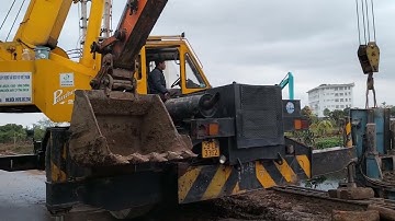 VINASER - Thi công ép Cừ Larsen - Đa Tốn - Gia Lâm - Hà Nội - Part 4