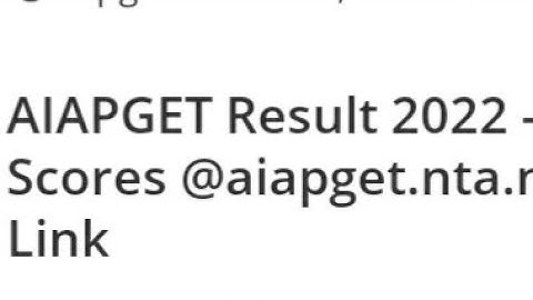 AIAPGET RESULT 2022 RELEASED DATE OFFICIAL UPDATE,HOW TO DOWNLOAD,LATEST NEWS AIAPGET ANSWER KEY OUT