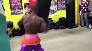 Guillermo Rigondeaux training