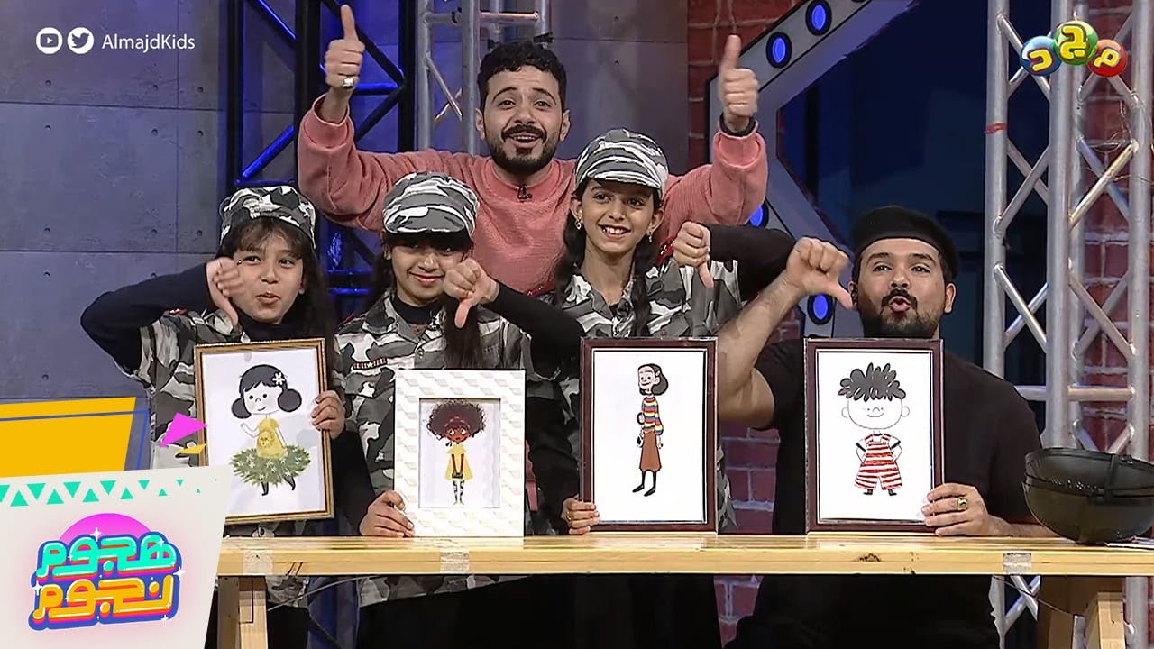 الرسام مجدي يُبدع برسم المقدم والنجمات بشكل خطير 😂😯