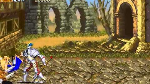 Knights of the Round World 911127 MAME Gameplay video Snapshot -Rom name knights-