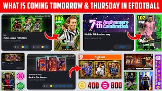 What Is Coming On Tomorrow & Next Thursday In eFootball 2024 Mobile | Free Epics & Free Coins