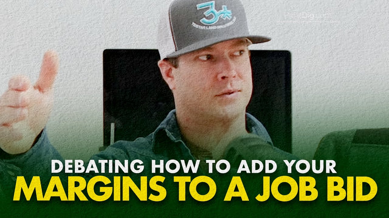 Debating how to add your margins to a job bid