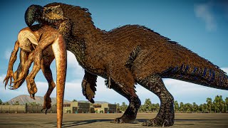 ARK Dodo Rex in Jurassic Park | Breakout, Fight, Hunt and much more | JWE 2 Modified Dinosaurs