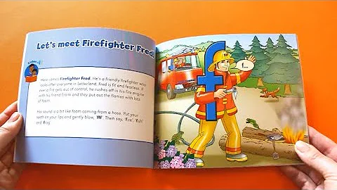 Letterland Story Corner - Firefighter Fred and fire safety