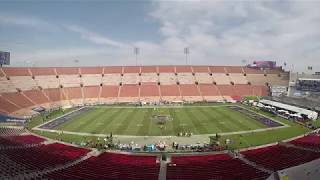 USC to Rams Time Lapse | LA Memorial Coliseum