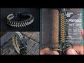 HOW TO MAKE MODIFIED SANCTIFIED KNOT PARACORD BRACELET WITH BEAD AND SHACKLE USING 275 CORD.