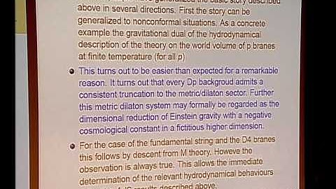 Shiraz Minwalla - 2010 ICTP Prize and lecture: Fluid Dynamics from Gravity - 5