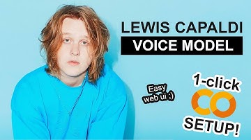Lewis Capaldi AI Voice Model - RVC 1-CLICK Google Colab Setup