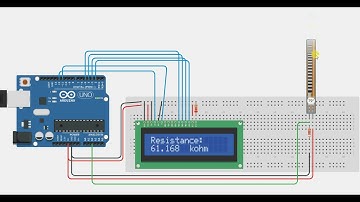 (Demo) Display flex sensor resistance angle on LCD with Arduino