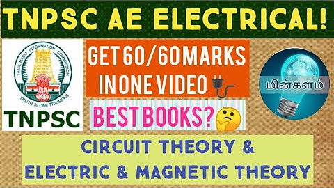 TNPSC AE | Electrical Engineering | Circuit Theory | Electro Magnetic Theory | Subject Best Books