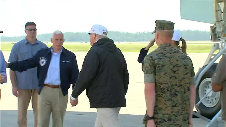 President Donald Trump visits Florida after Hurricane Irma