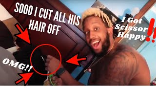 CUTTING DREADS PRANK !!!! GONE  WRONG !!!