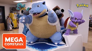 Behind the Scenes: Blastoise Evolutions Big Build Timelapse | Pokémon | Mega Construx