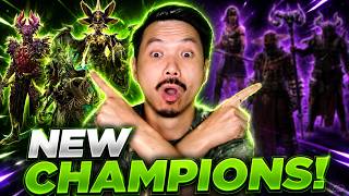 ALL NEW CHAMPIONS COMING UP! LAST SECOND PATCH NOTE UPDATE! | RAID: SHADOW LEGENDS