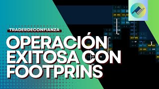 Operación exitosa con ORDERFLOW / FOOTPRINTS / DOM SURFACE en futuro del NASDAQ