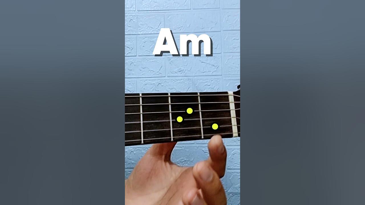 Guitar lessons for beginners (Am CHORD) #chord #guitar