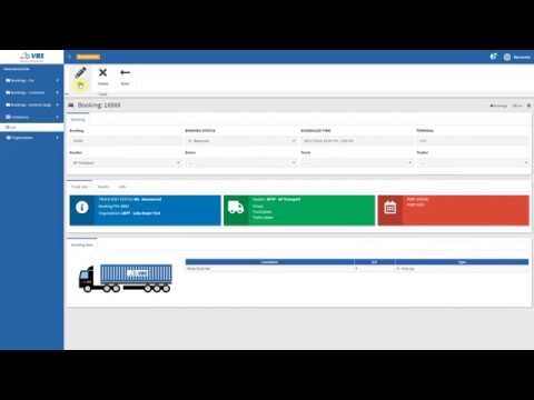 VBS - Container terminal, create booking