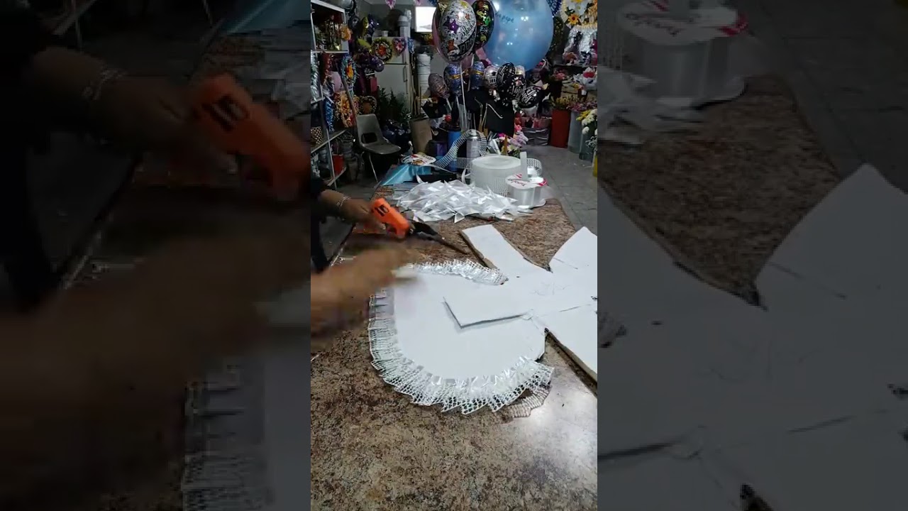 Corona  alas cruz ,manualidades el nene y la nana ❤️