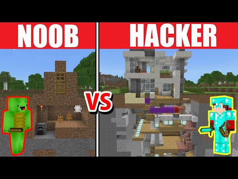 NOOB vs PRO STRONGEST FULLY AUTOMATIC SECURITY HOUSE BUILD CHALLENGE in Minecraft