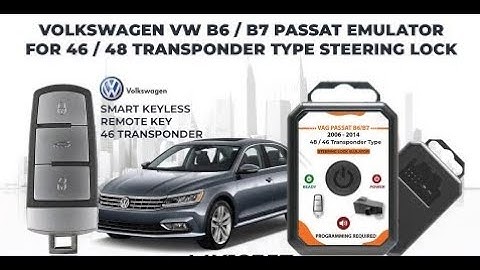 ✔️VW Passat b6 /b7 electric steering lock emulator programing✔️