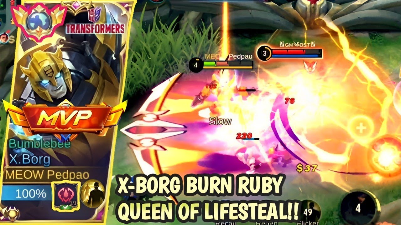 DETIK-DETIK PENYIKSAAN RUBY SI RATU LIFESTEAL‼️X-BORG MODE BRUTAL ...