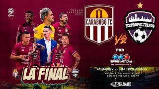 #ENVIVO CARABOBO FC vs. METROPOLITANOS FC DESDE VALENCIA COPA FUTVE #LIVESTREAM